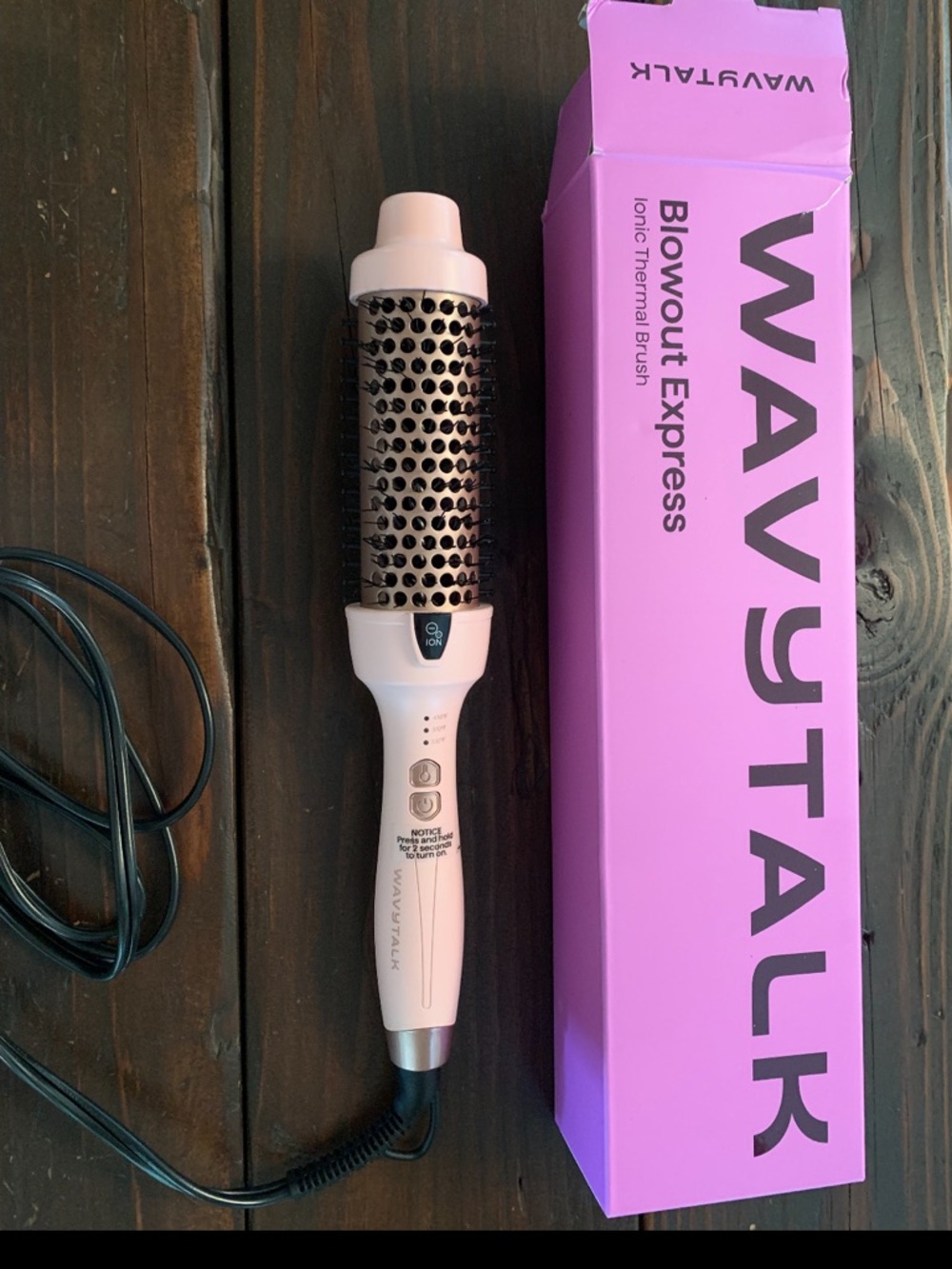 NEW Wavytalk Thermal Brush, 1.5 Inch Negative Ion Blowout Thermal Round Brush